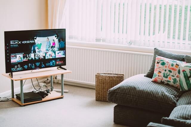 tv in living room